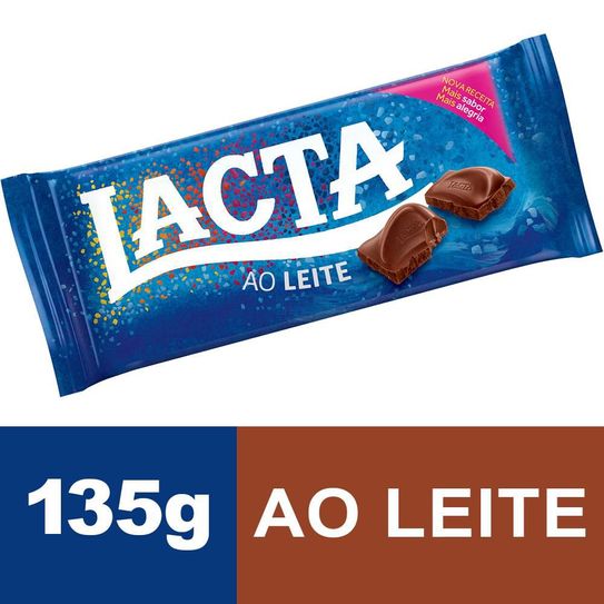 Chocolate Lacta ao Leite 135g