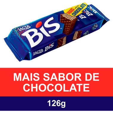Chocolate Lacta Bis ao Leite 126g