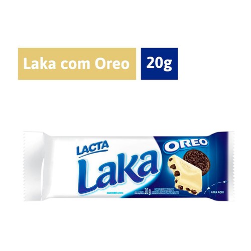 Chocolate Lacta Laka Oreo com 20g