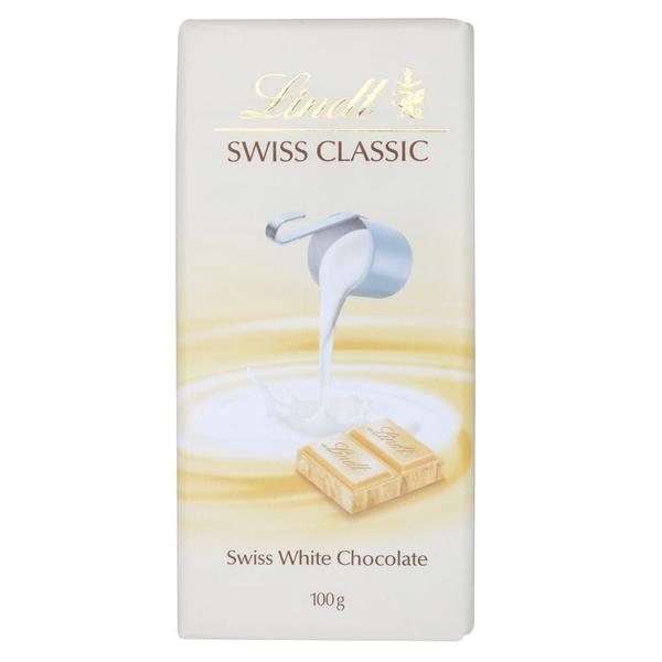 Chocolate Lindt Branco Swiss Classic 100 G