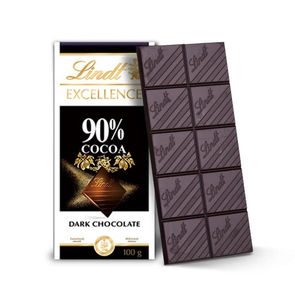 Chocolate Lindt Excellence 90% Cacau Dark (100g)
