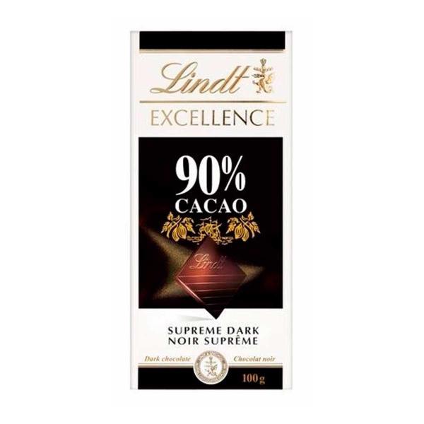 Chocolate Lindt Excellence Dark 90% Cacau 100g