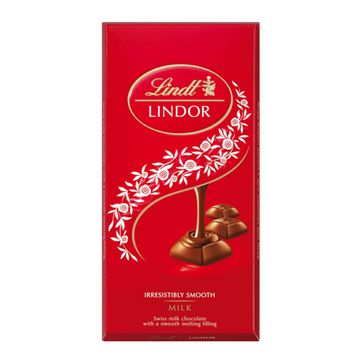 Chocolate Lindt Lindor Milk com Recheio Cremoso com 100g