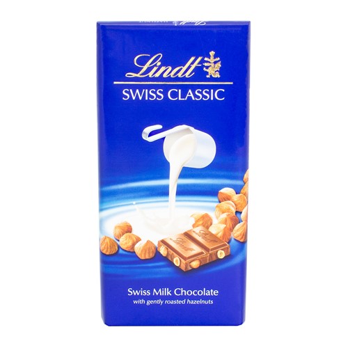 Chocolate Lindt Swiss Classic Swiss Milk Chocolate com Pedaços de Avelãs com 100g