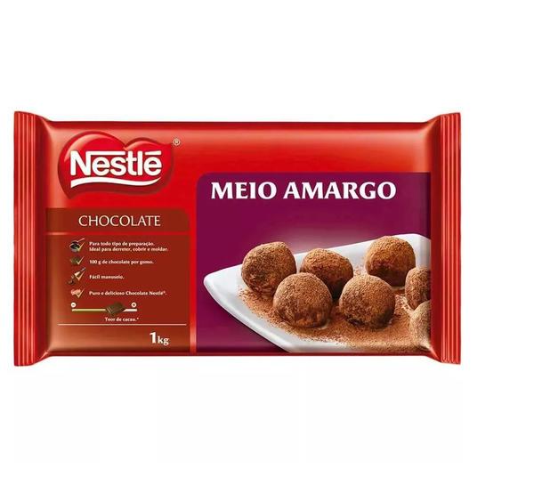 Chocolate Meio Amargo Nestle 1kg