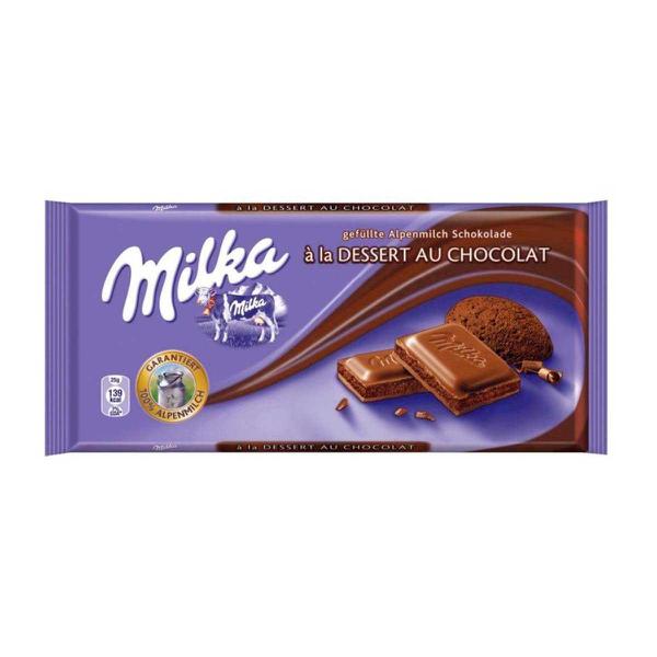 Chocolate Milka ao Leite com Recheio de Mousse de Chocolate 100g