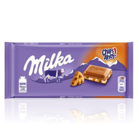 Chocolate Milka Chips Ahoy 100g - Espanha