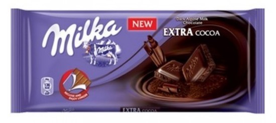 Chocolate Milka Extra Cocoa 100g