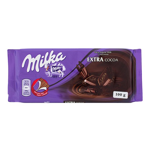 Chocolate Milka Extra Cocoa com 100g