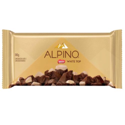 Tudo sobre 'Chocolate Nestlé Alpino White Top 100 Gramas'