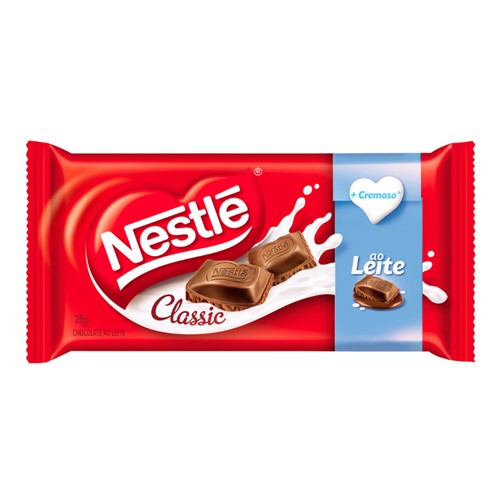 Chocolate Nestlé Classic ao Leite com 25g