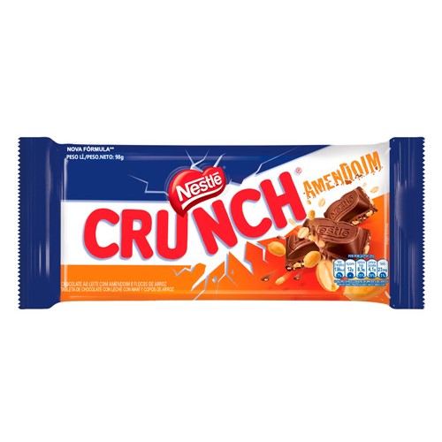 Chocolate Nestlé Crunch Amendoim 98g