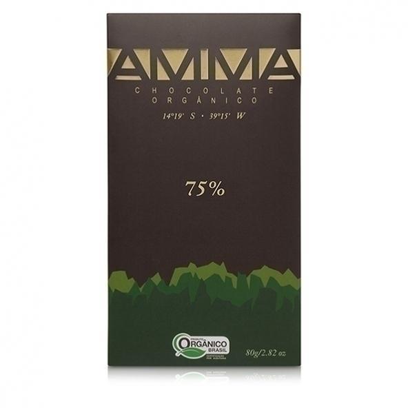 Chocolate Orgânico 75 - Amma Chocolate