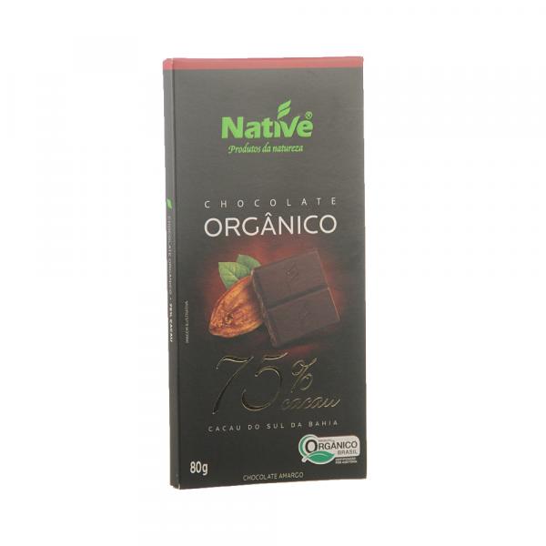 Chocolate Orgânico Native 75% Cacau 80g