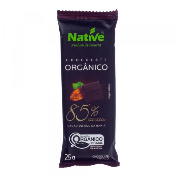 Chocolate Orgânico Native 85% Cacau 25g