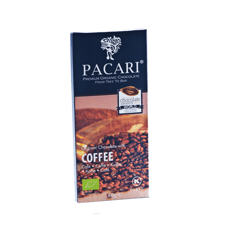Chocolate Orgánico Pacari Café 50 G