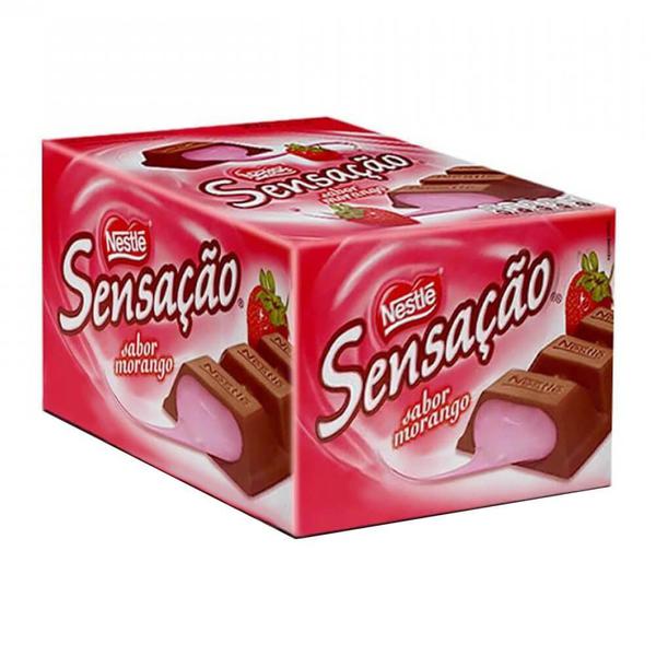 Chocolate Sensação Morango 38g C/ 24 Unidades - Nestlé