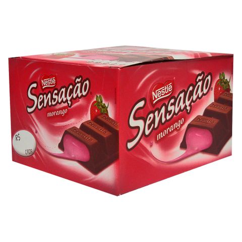Tudo sobre 'Chocolate Sensação Morango C/24 - Nestlé'