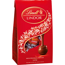 Chocolate Suíço Lindor Balls Milk Lindt 137g