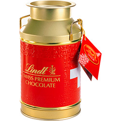 Chocolate Suiço Lindor Milk Ethno Gold Can 250g - 20 Bombons - Lindt