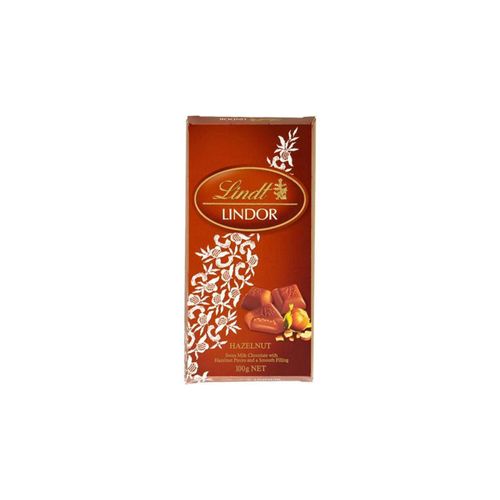 Chocolate Suíço Lindt Lindor Hazelnut Tablete 100 G