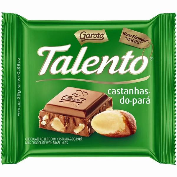 Chocolate Talento 90gr Castanhas do Pará - Garoto