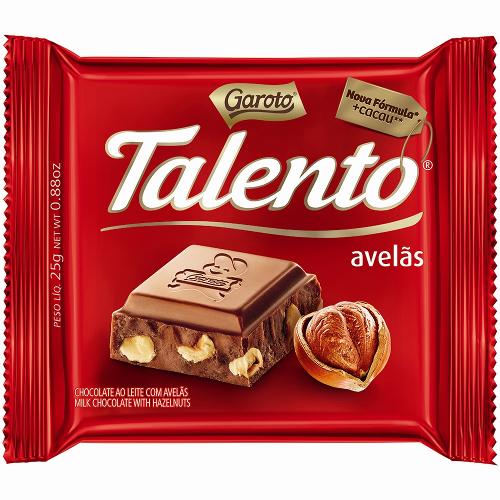 Chocolate Talento Avelã 25g