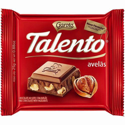 Chocolate Talento Avelãs 12 Unidades 90g - Garoto