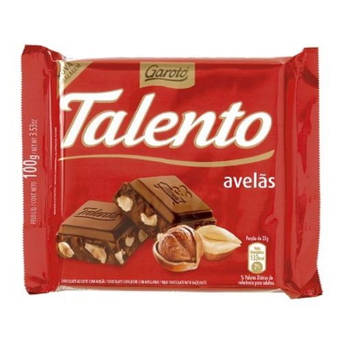 Chocolate Talento Avelas - 100gr