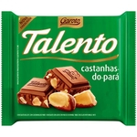 Chocolate Talento Garoto Castanhas-do-pará 25g