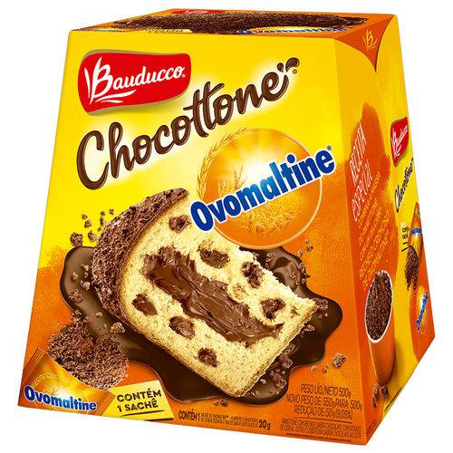 Tudo sobre 'Chocotone Ovomaltine 500g - Bauducco'
