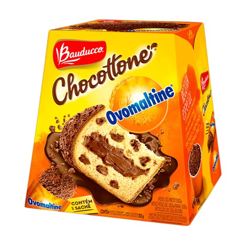 Chocottone Bauducco Ovomaltine com 500g
