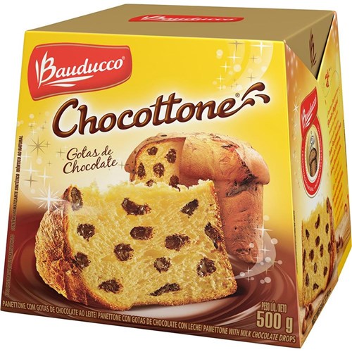Chocottone com Gotas de Chocolate Bauducco 400G