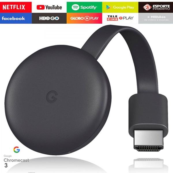 Chromecast Google Netflix You Tube Aplicativos M:NC2-6A5