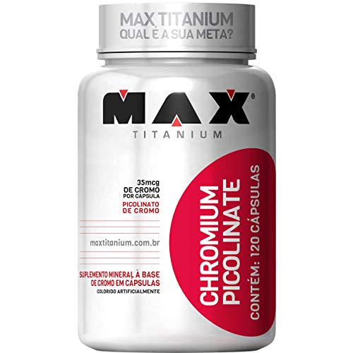 Chromium Picolinate - 120 Cápsulas - Max Titanium