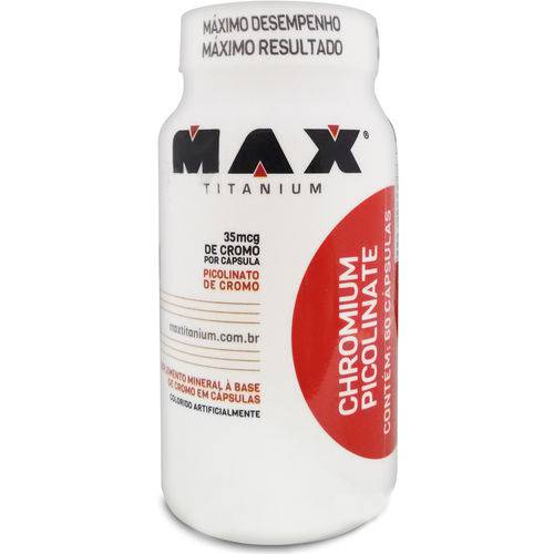 Chromium Picolinato 120 Cápsulas - Max Titanium
