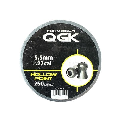 Chumbinho QGK Hollow Point 5.5mm 250un.