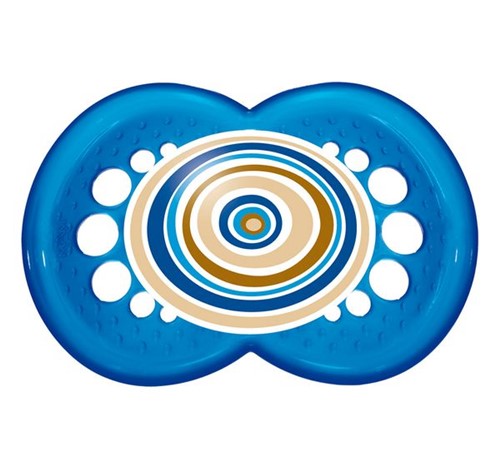 Chupeta Circles 6m+ Azul Mam