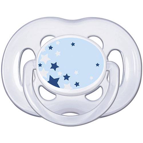 Chupeta Noturna Azul Freeflow 6-18m BPA Free SCF181/14 Philips Avent