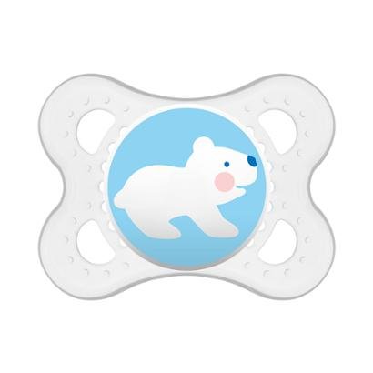 Chupeta Ortodôntica MAM - Silk Touch - 0 à 6 Meses - Urso Polar