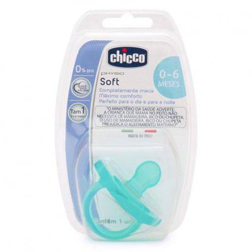 Chupeta Physio Soft Chicco Silicone 0-6 M