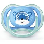 Chupeta Ultra Air Azul Urso 6-18 Meses - Philips Avent