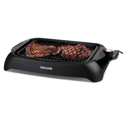 Grill Churrasco Suggar Preto - Gr1122pt - 220v