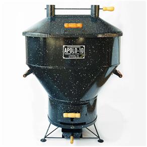 Churrasqueira a Bafo Gás ou Carvão Apolo 10 Preto - Preto