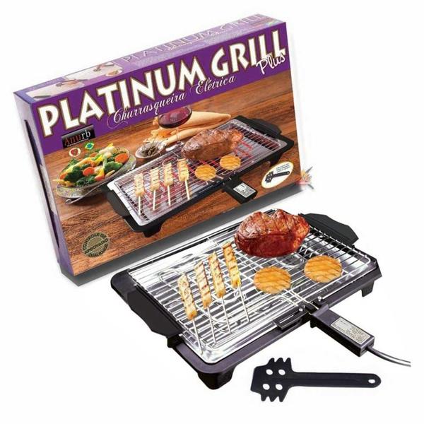 Churrasqueira Elétrica Platinum Grill Anurb 127 V