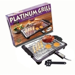 Churrasqueira Elétrica Platinum Grill Plus Preta 220V -ANURB
