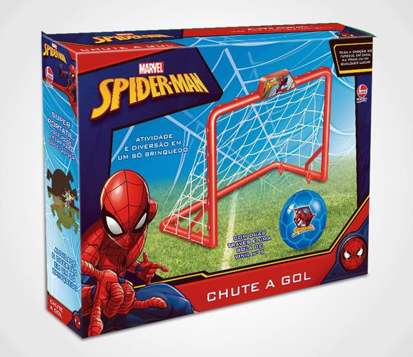 Chute a Gol Spiderman - Lider Brinquedos