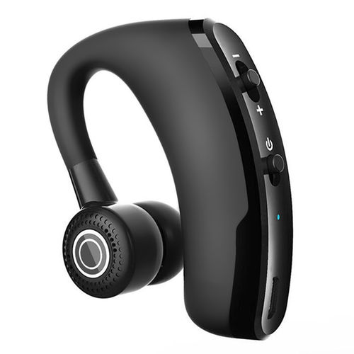 CIC Mini Fone de Ouvido Bluetooth Sem Fio em Estéreo In Ear V9 Headphones Gancho Microfone Preto