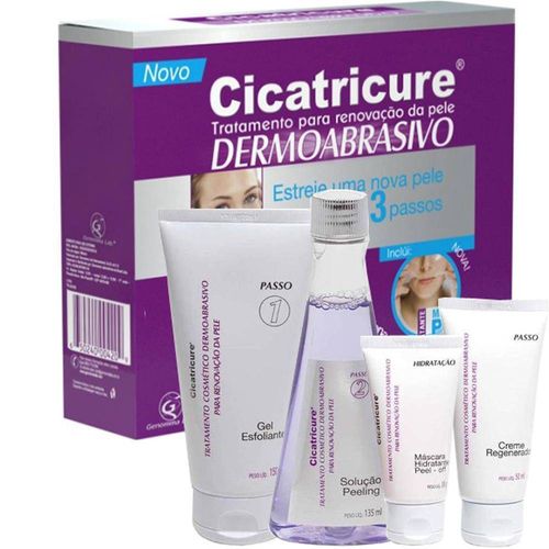 Cicatricure Dermoabrasivo Kit de Tratamento Facial