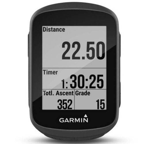 Ciclocomputador Garmin Edge 130 Preto GPS Display de 1,8" Sensor de Distância Velocidade Altitude
